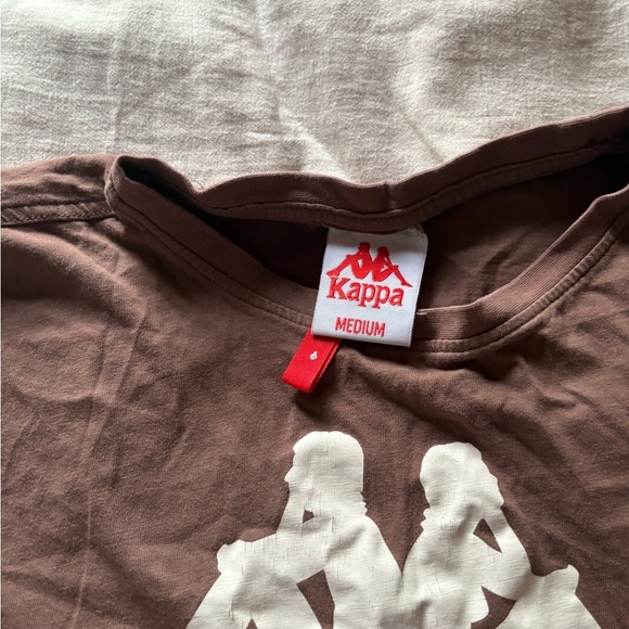 Kappa Brown Short Sleeve Tee with Logo - Picture 3 of 3